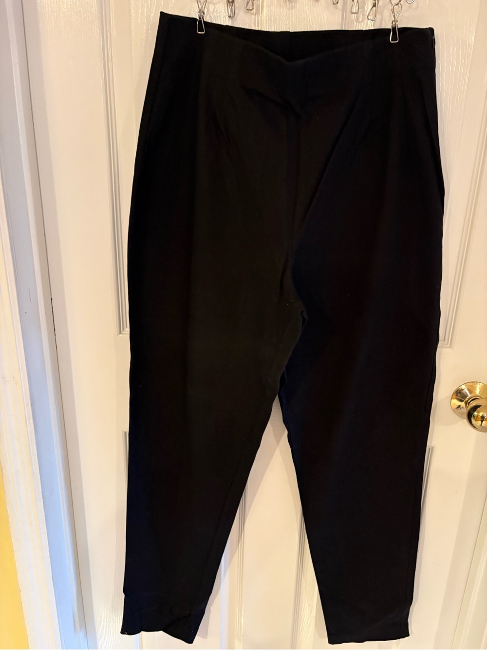 Westport Black Draped Women's Dress Pants